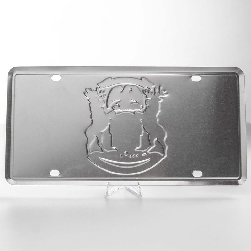 Pickwicks Michigan State Flag License Plate – Embossed Aluminum – Great Lakes State Pride – Decorative Car Tag – 6”x12” Novelty Metal Sign (Michigan) - Image 3